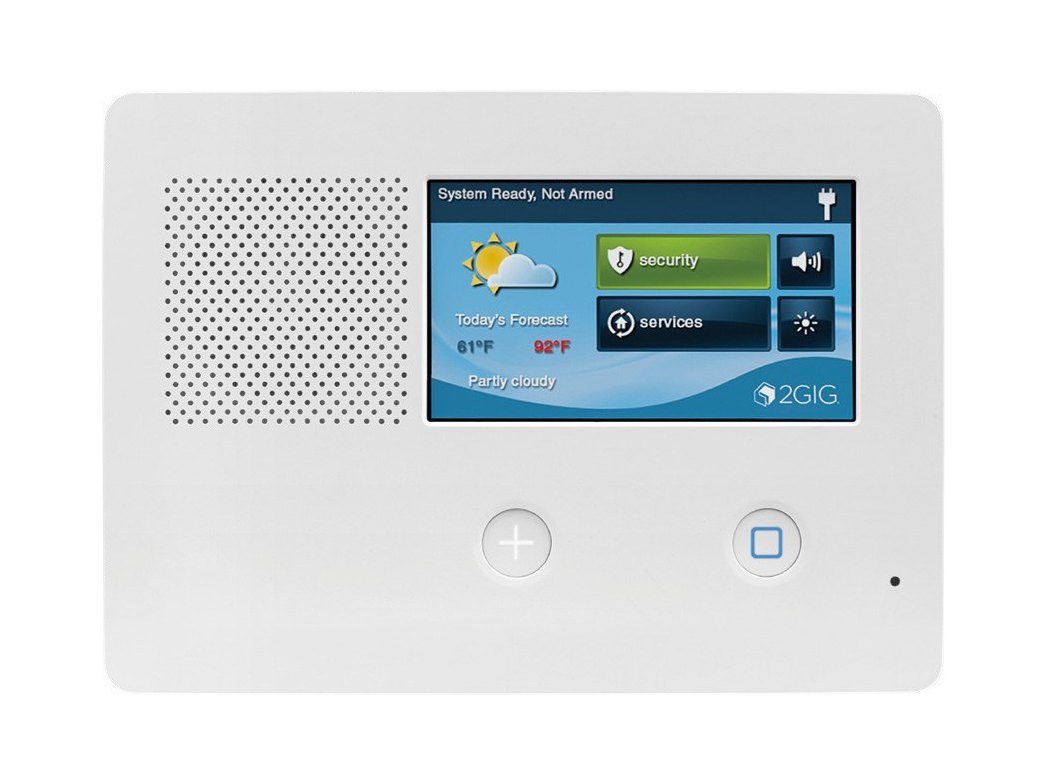 The 2GIG GC2e touchscreen panel